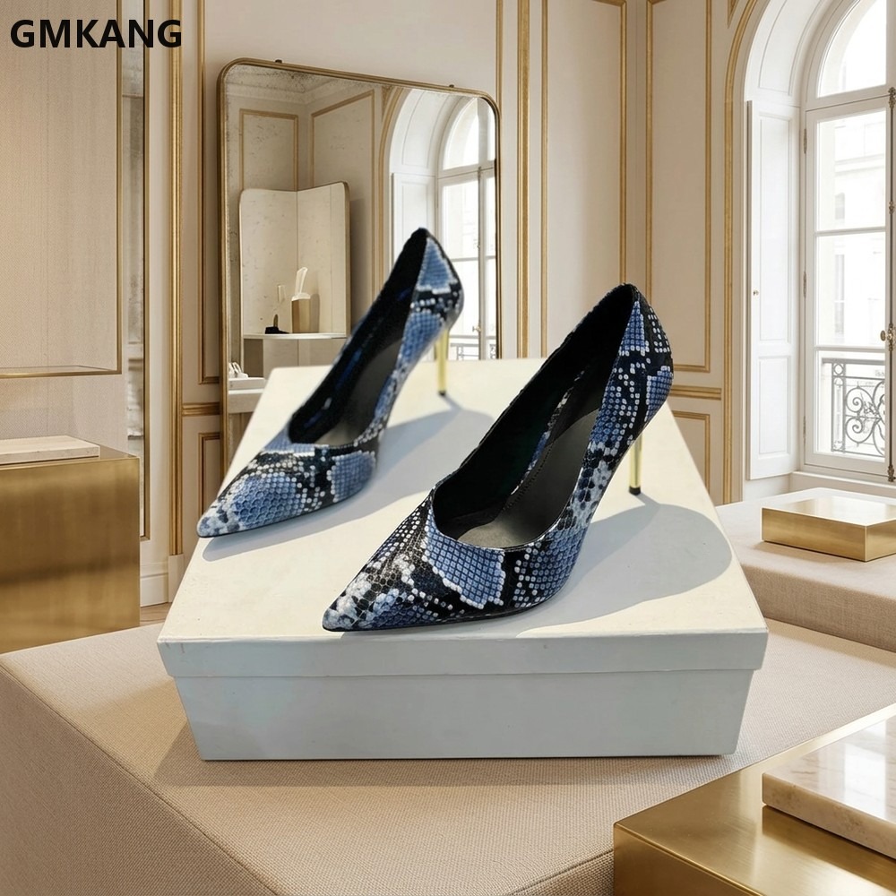 Court Heel Pointed - أحذية نسائية بكعب منخفض ومقدمة مدببة