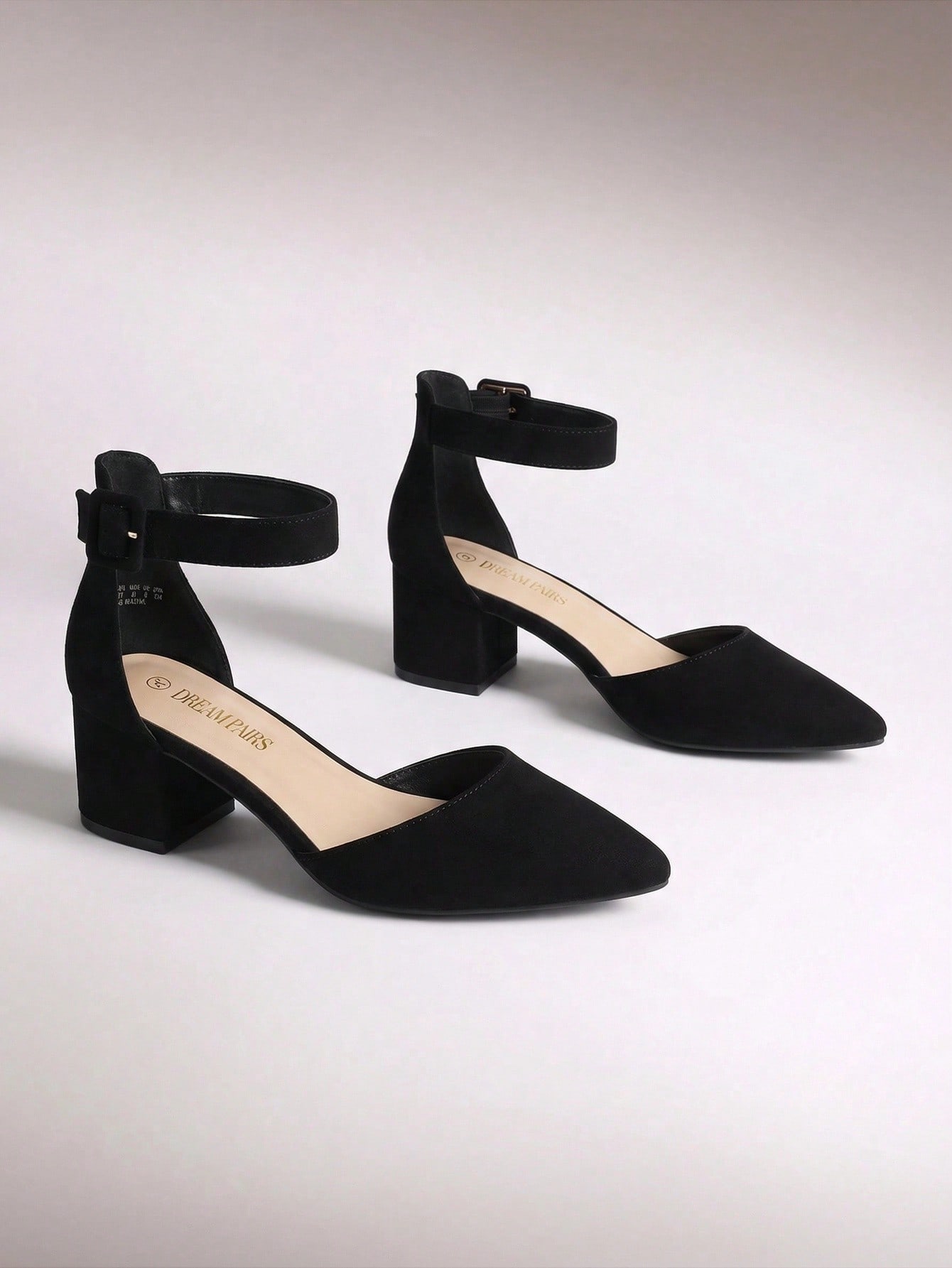 Women'S Shoes Clogs - حذاء نسائي بكعب سميك منخفض ومقدمة