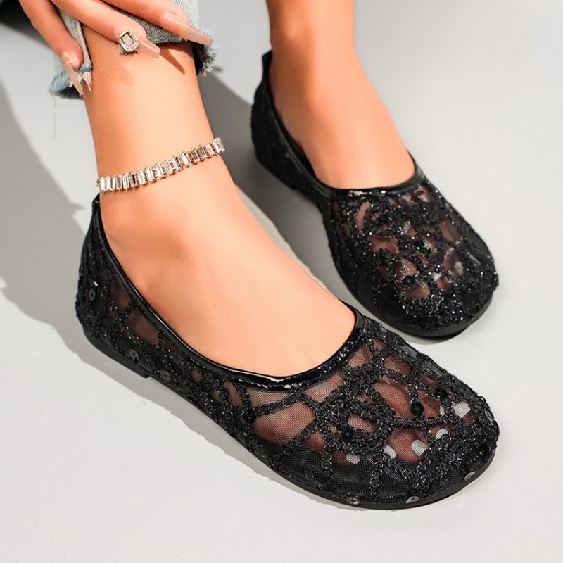 Women'S Shoes Clogs - حذاء نسائي جديد شبكي مريح بمقدمة