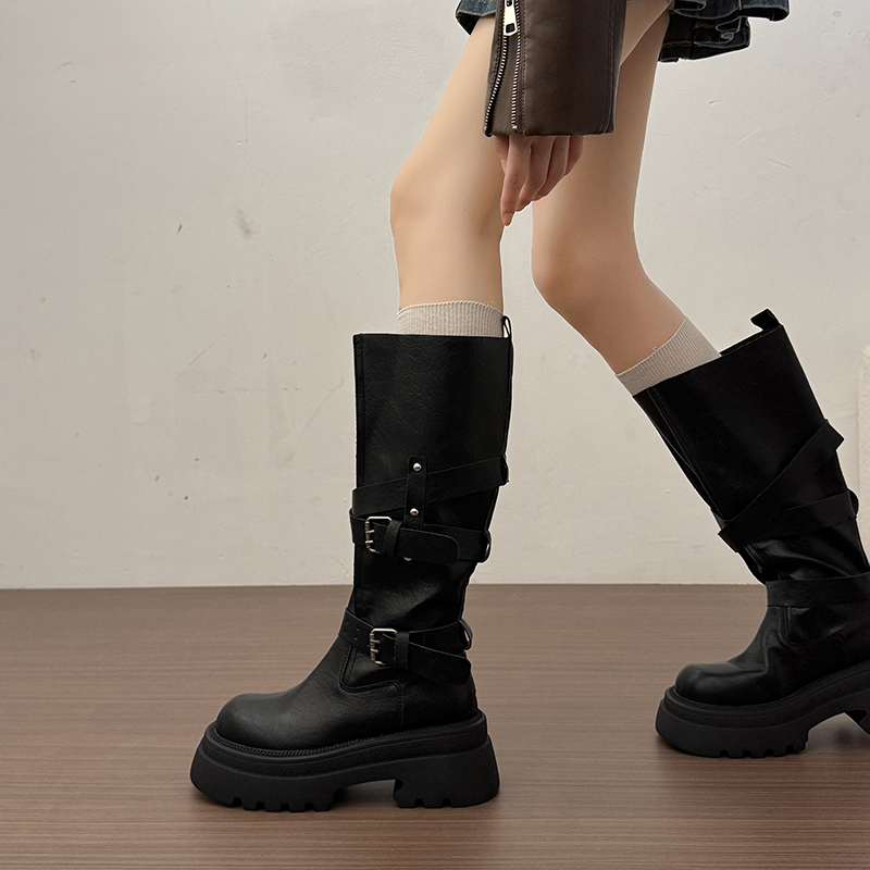 أحذية نسائية طويلة تصل إلى الر - مراجعة Knee High Boots Women وسعره
