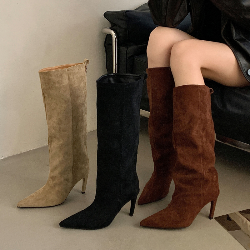 الشارع فاسق الشتاء خمر أشار تو - مراجعة Knee High Boots Women وسعره