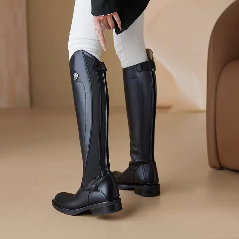 أحذية ركوب الخيل من الجلد النا - مراجعة Knee High Boots Women وسعره