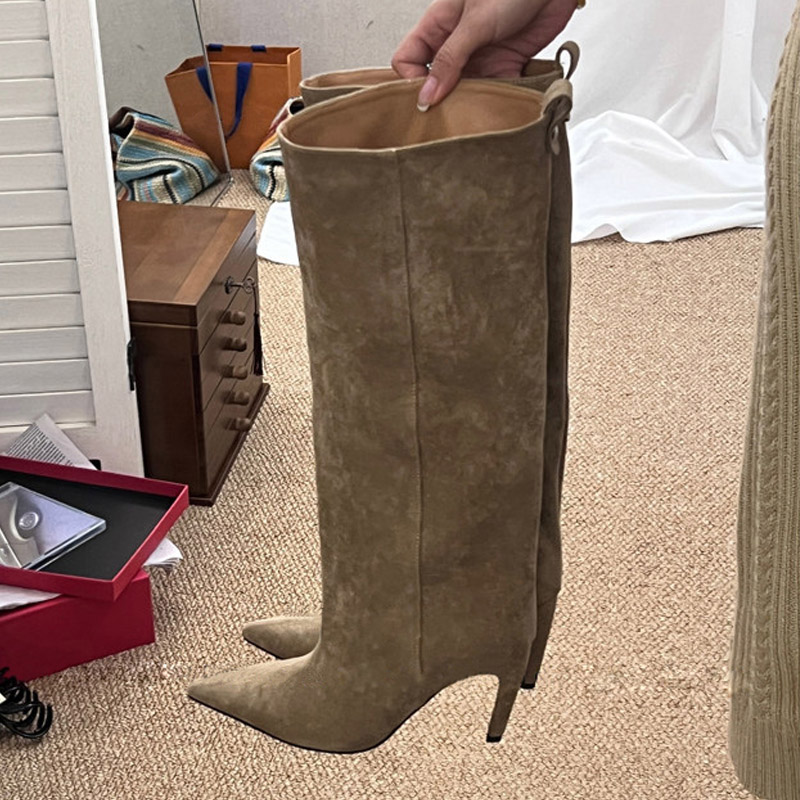 إيليكين أحذية نسائية طويلة مثي - مراجعة Knee High Boots Women وسعره