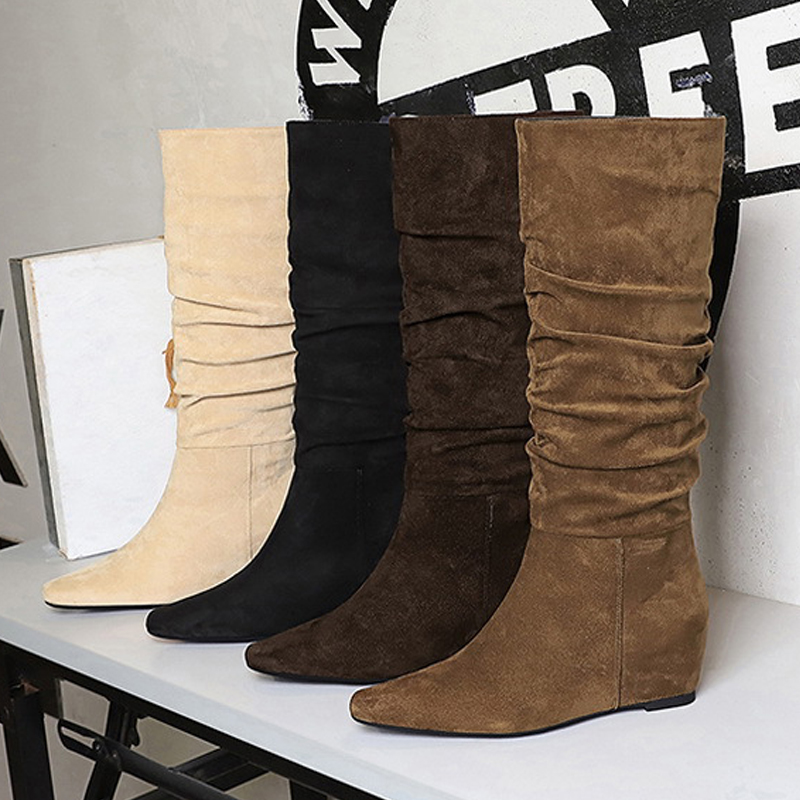 BIGTREE جديد الخريف الشتاء تصم - مراجعة Knee High Boots Women وسعره