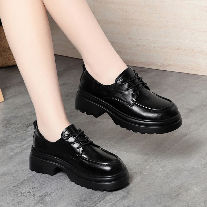 5 سنتيمتر خمر الفم العميق لينة - مراجعة Oxford Lace Up Women وسعره